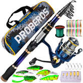 Sunlure fishing rod and reel combo extended for travel friendly setup on lakes and rivers