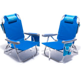 SunnyFeel beach chair assembled for on-sand seating and relaxation.