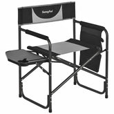 SunnyFeel Oversized Directors Chair open view showing sturdy frame for outdoor seating