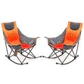 SunnyFeel oversized heated camping chair 2-pack folded for easy transport
