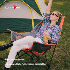 SunnyFeel portable rocker folds compactly for easy transport and storage.