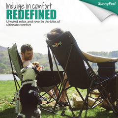SunnyFeel compact-folded chair for easy transport and space-saving storage.