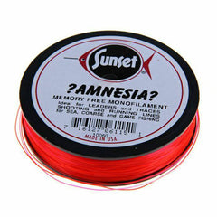 Sunset Amnesia shooting line in fluorescent green enhances low-light visibility for fishing
