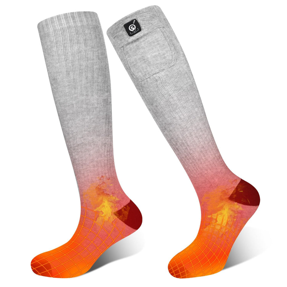 Sun Will heated socks package with battery packs for cold-weather warmth