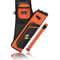SUNYA Archery Hip Quiver with 3 tubes stores arrows for quick access during practice.