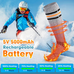 Suonncudst heated-socks 3D hidden-wiring delivers full-foot warmth from toes to instep