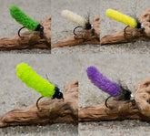 Superbe Flies Mop Jig tungsten bead close-up for fast strike-zone presentation.