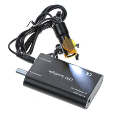 Brightness is adjustable for different tasks and magnifications