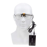 Superdental head light with loupe clip delivers precise, focused illumination for tasks