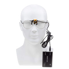Superdental head light with loupe clip delivers precise, focused illumination for tasks