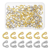 SUPERFINDINGS 200pcs U-shaped brass links in mixed colors for versatile lure building.
