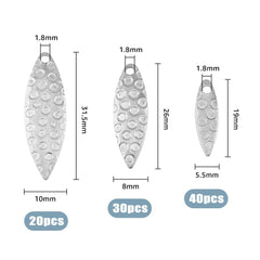 SUPERFINDINGS spinner blade offers easy spin for smooth, fast diving.