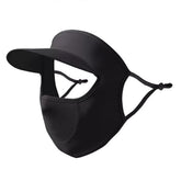 Surakey black windproof full face cover for outdoor use