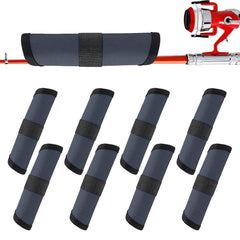 Surakey rod armour lure wraps with Velcro shown for quick access on the water.