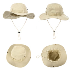 Surblue Boonie Sun Hat wide brim shields face under bright sun.