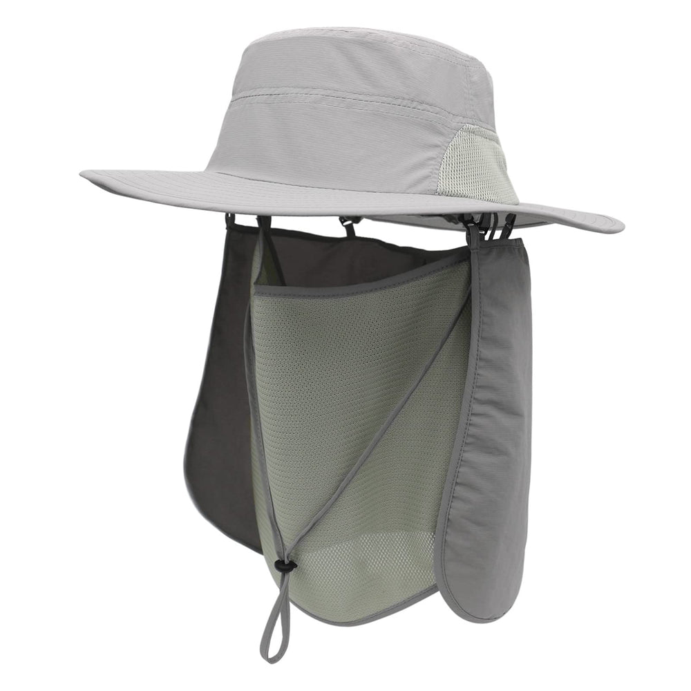 Surblue neck-face flap outdoor cap with 360 UPF protection for sun safety.