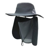 Surblue neck-face flap outdoor cap with UV protection for sunny days.