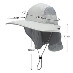 Surblue sun hat with adjustable pull rope for a secure fit