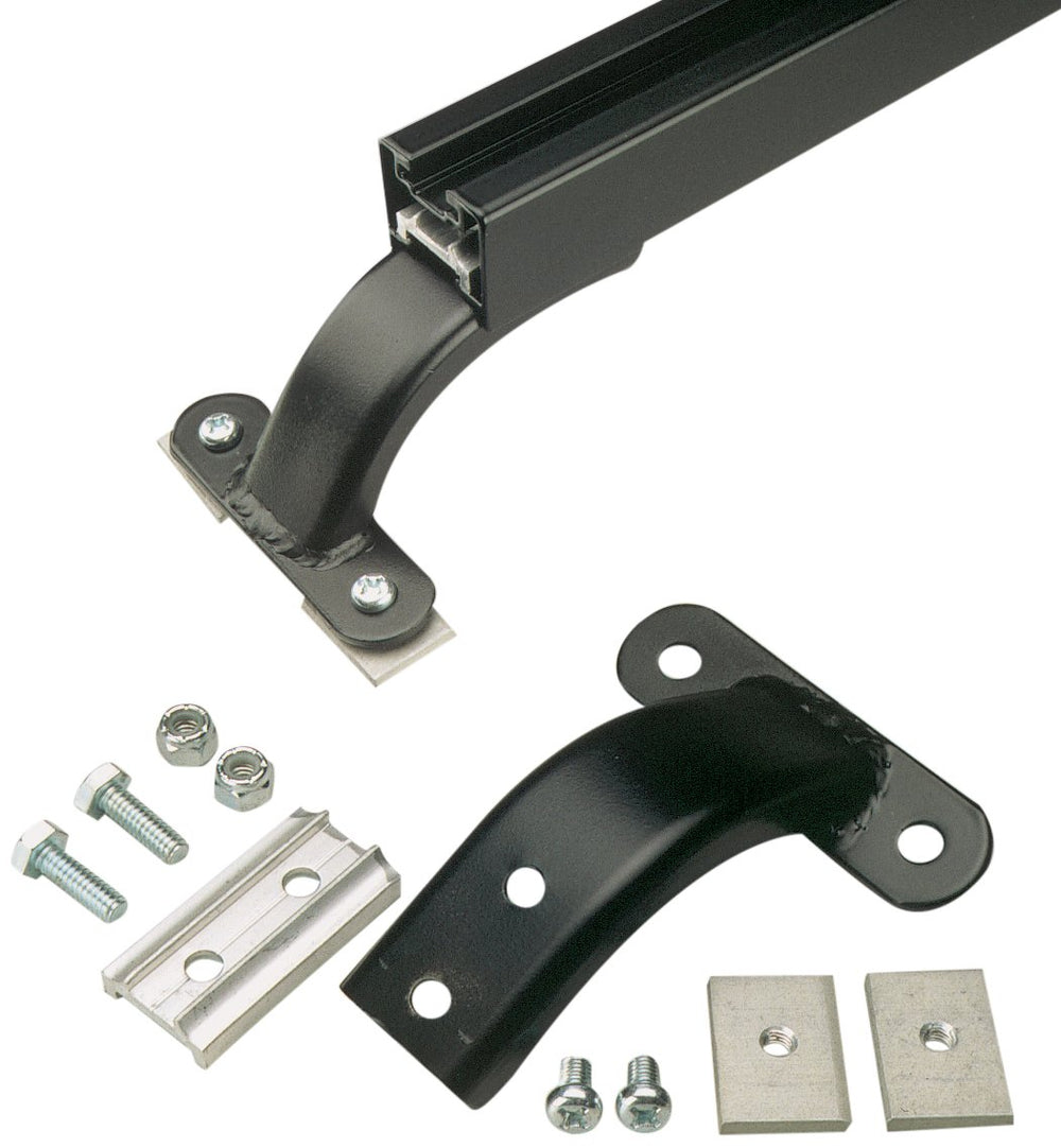 Surco CH200 roof rack track-mount adapter on a vehicle for secure mounting.