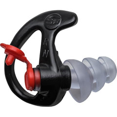 Close-up of EP4 filter-cap on earplug showing attachment point