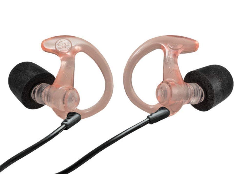 SureFire Sonic Defenders Ultra Max EP10-MPR earplugs in clear body
