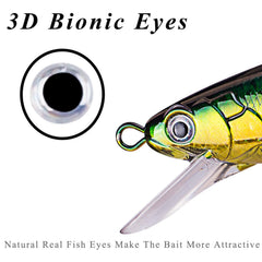 Surf Fishing Lure features metallic glow finish for underwater visibility