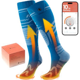 SURGOAL Merino heated socks with battery pack for extended winter warmth.
