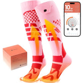 SURGOAL Merino heated socks forefoot heating for all-day warmth during cold hikes