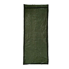 Survival Frog Tact Bivvy orange visibility for rescue identification in low light.