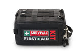 SURVIVAL Vehicle First Aid KIT bag closed shows compact car-ready design for road incidents