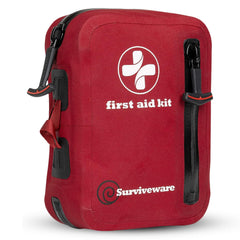 Surviveware 98-piece kit organized compartments help locate supplies quickly
