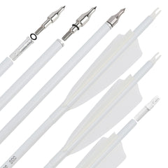 surwolf 31-inch carbon arrows with fluorescence improve visibility during outdoor targets