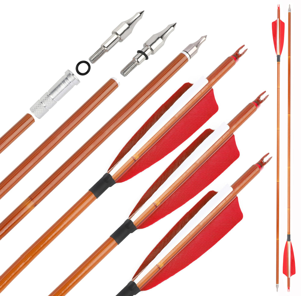 Surwolf carbon arrow 31-inch full length for consistent practice shots.