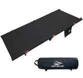Sutekus portable camping cot bed 75x27 sleeping area for outdoor comfort
