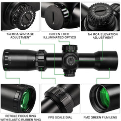 SVITVU crossbow scope reticle etched glass offers clear aiming