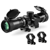 SVITVU professional crossbow scope side view shows rugged build for field use
