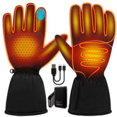 SVPRO heated gloves back heating area provides focused warmth for outdoor cold days