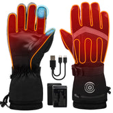 SVPRO heated gloves front view showing full-hand warmth for winter activities