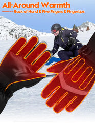 SVPRO heated gloves waterproof-windproof shell keeps hands dry in rain and snow