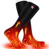 SVPRO Rechargeable heated socks top-heat detail for fast warmth on cold days