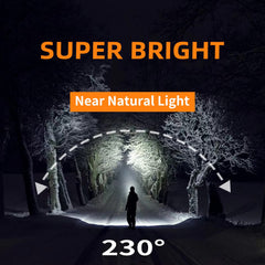 svsviio headlamp side view emphasizes comfortable strap during extended outdoor work