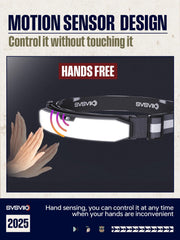 svsviio K0209 red-light mode preserves night vision for early starts and stealth tasks.