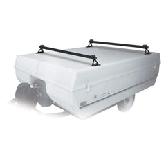 Swagman Roamer cross bars shown with bolt-down hardware for roof mounting.
