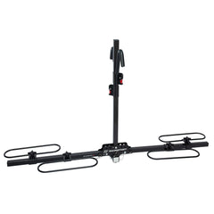 Swagman XC2 front view of two-bike hitch rack with frame-grip arms