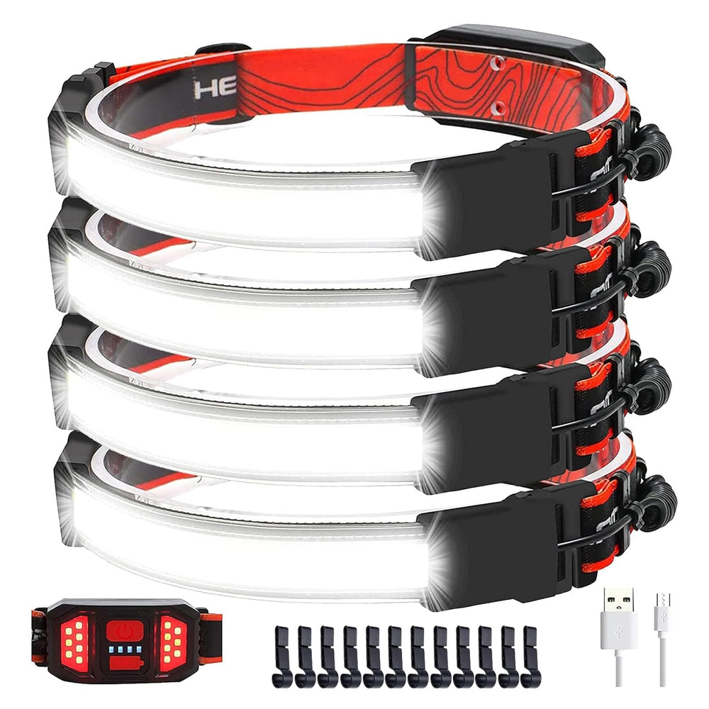 Swanlake headlamp 1000-lumen-beam lights trails clearly for night running