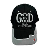 Swanson Christian Products God is Good hat, front view, durable embroidery expresses faith daily.