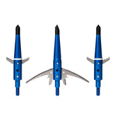 Swhacker Levi Morgan blue broadhead 2.5-inch; sharp-wide cut for reliable field performance.