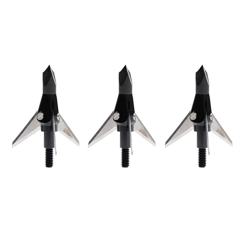 Swhacker Levi Morgan Series broadheads front view highlighting durability for hunting precision