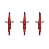 Swhacker Practice Broadheads 221 in flight, mirroring field-head aerodynamics for realistic practice.