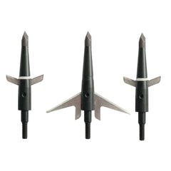 Swhacker SWH00202 broadheads show a 2.25-inch cut for deep penetration.
